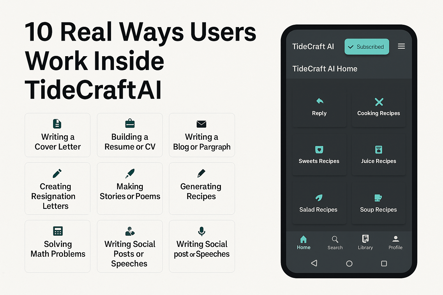 10 Ways to Use TideCraftAI