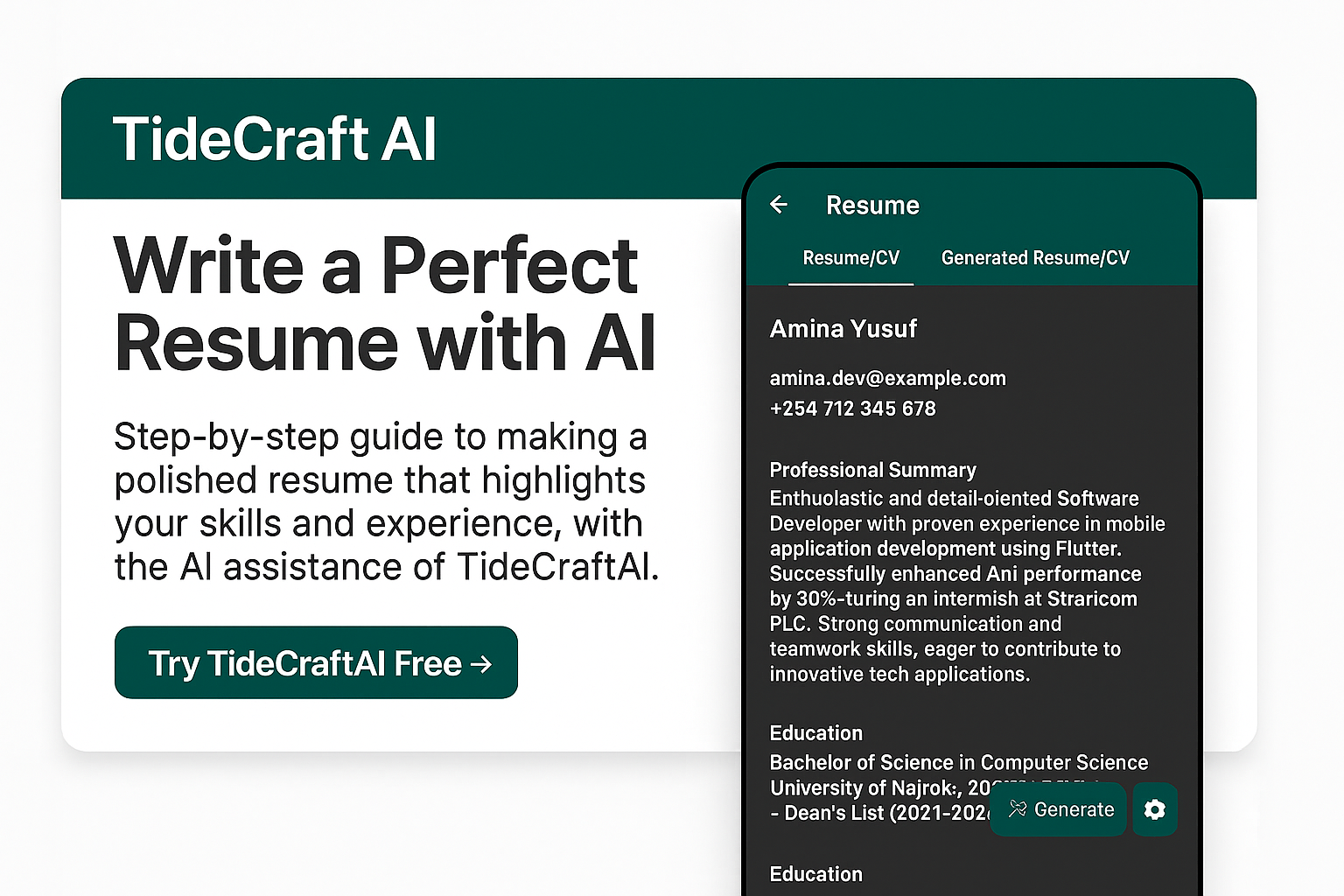 How to Write a Perfect Resume with AI